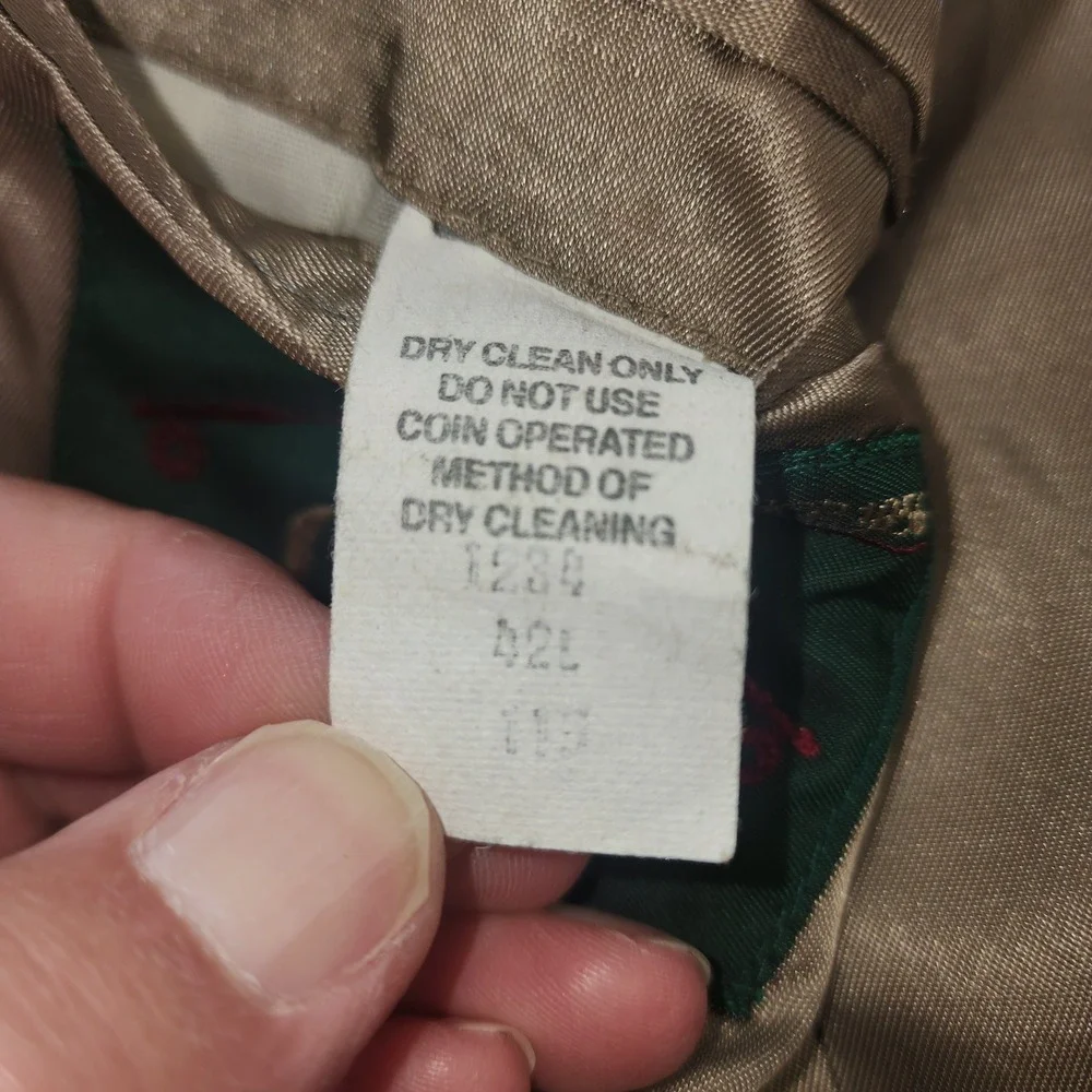 Orvis Mens 42L Herringbone Tweed Blazer Sport Coat Tan Brown Made in USA 42 Long